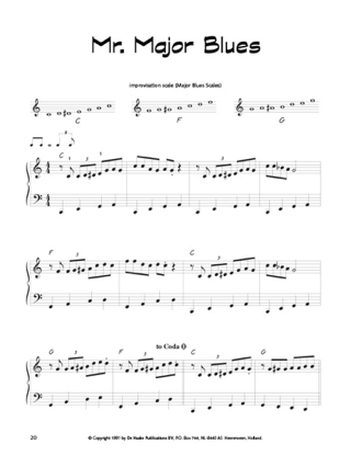 The Blues Volume 1 - Easy Piano Series - Michiel Merkies - Partition